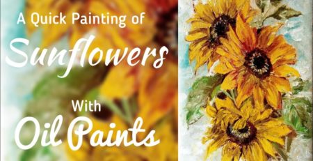Beautiful Sunflower Painting Step By Step Sunflower Painting For